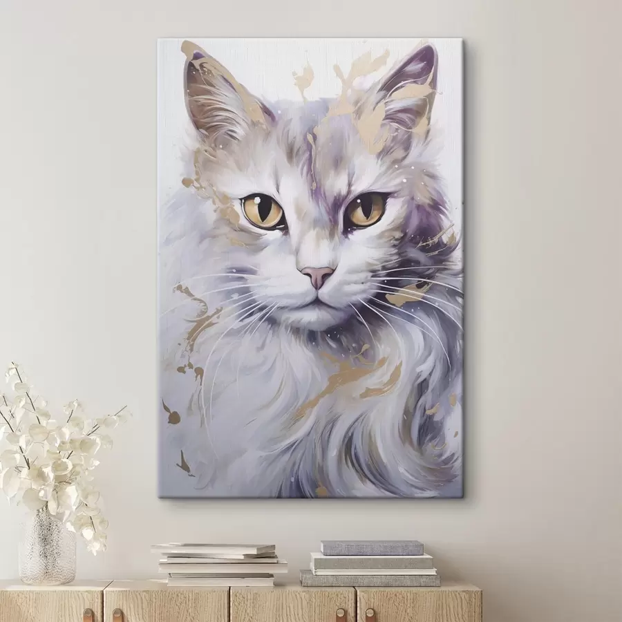 Obraz Abstraktní kočka Č. s46837