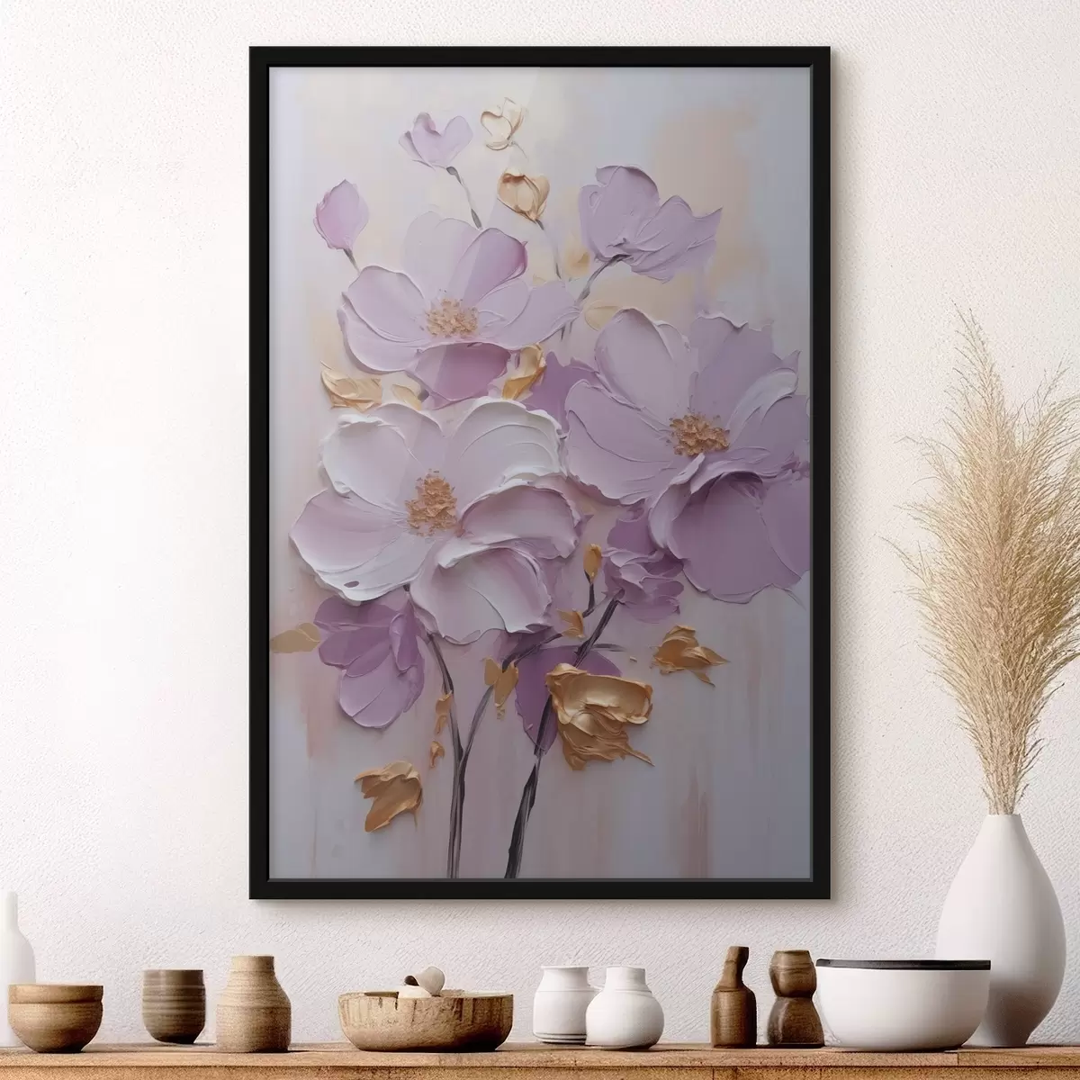 Poster Abstraktní květiny f46838