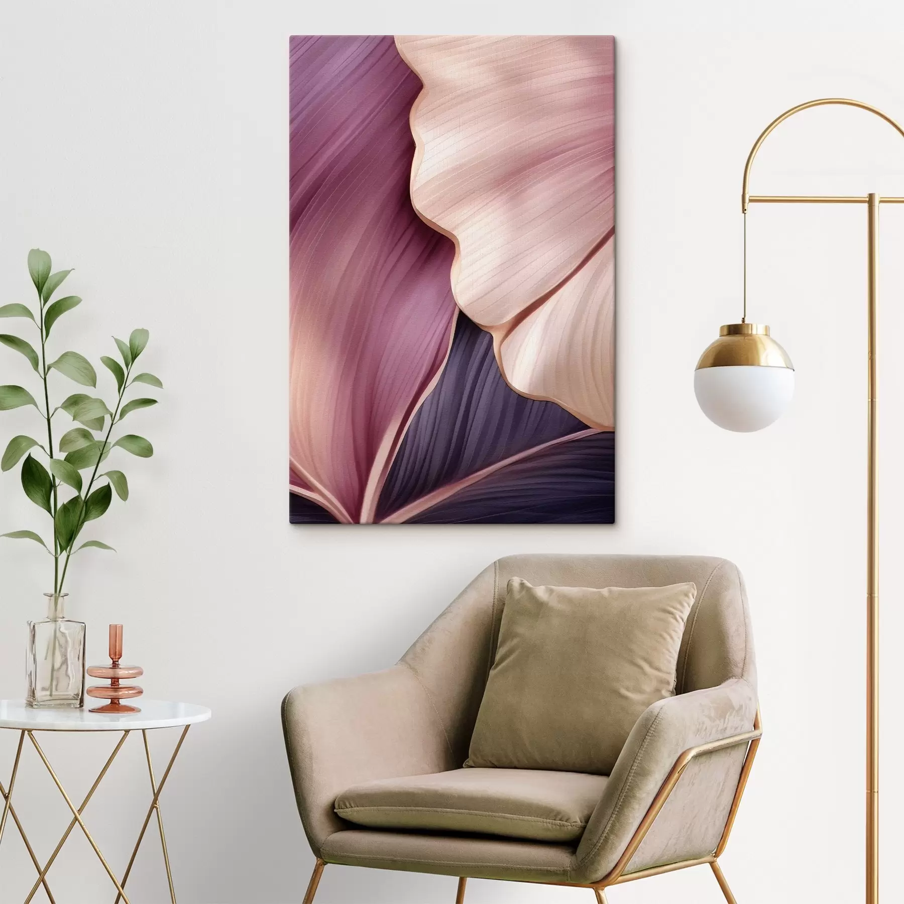 Obraz Abstraktní listy Č. s46872