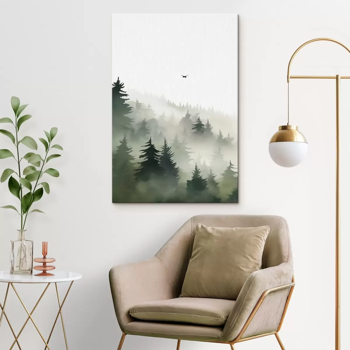 Obraz Les v mlze Č. s46875