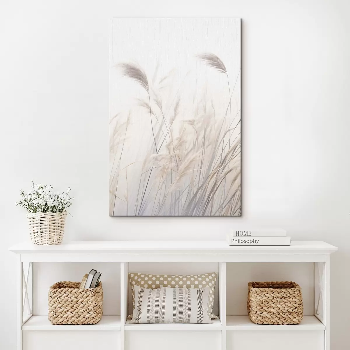 Obraz Jemné rostliny na světlém pozadí Č. s46884