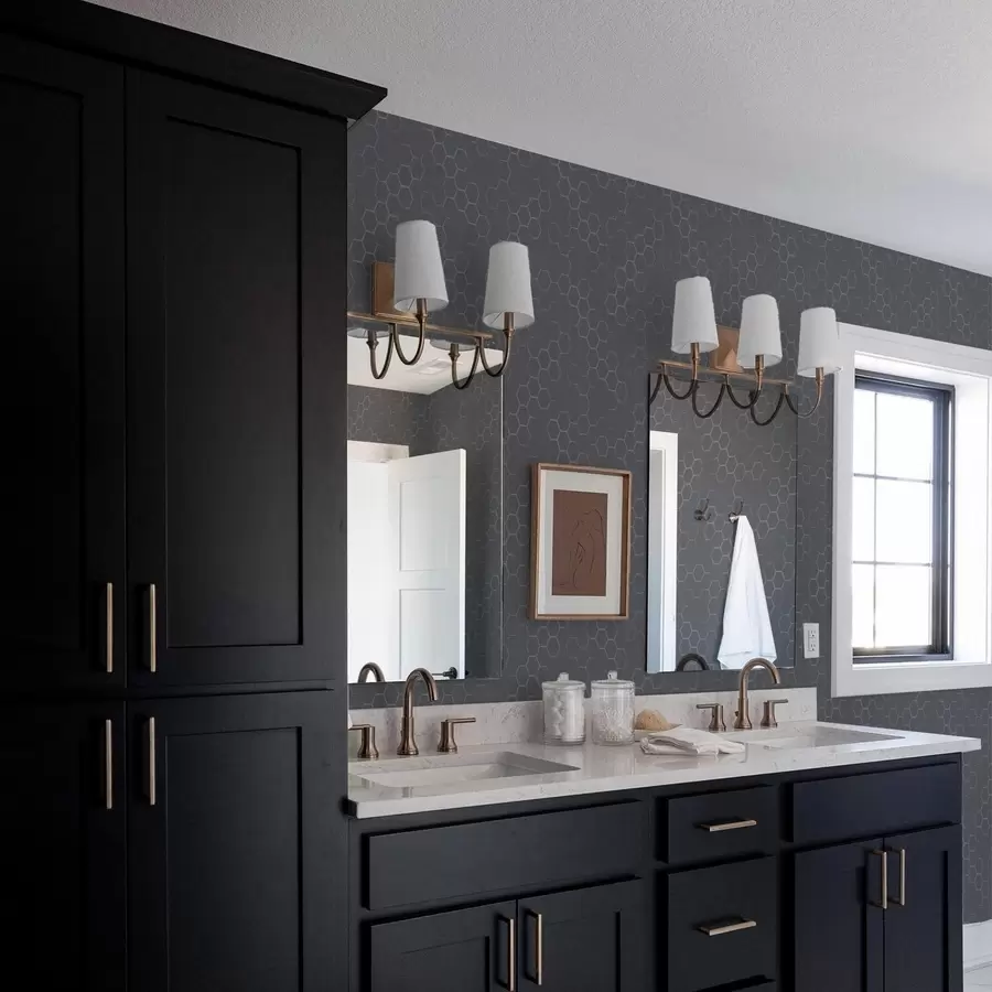 Fototapet Tmavý grafitový vzor voštiny s hloubkou a01061v1