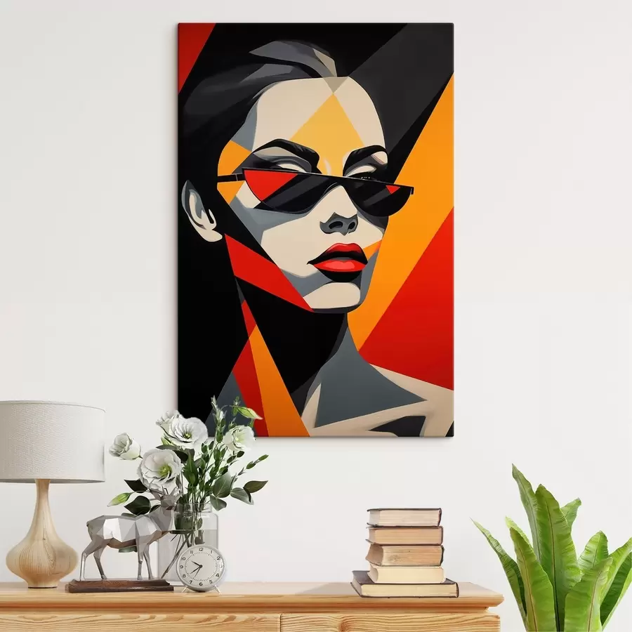 Obraz Abstraktní portrét Č. s46864