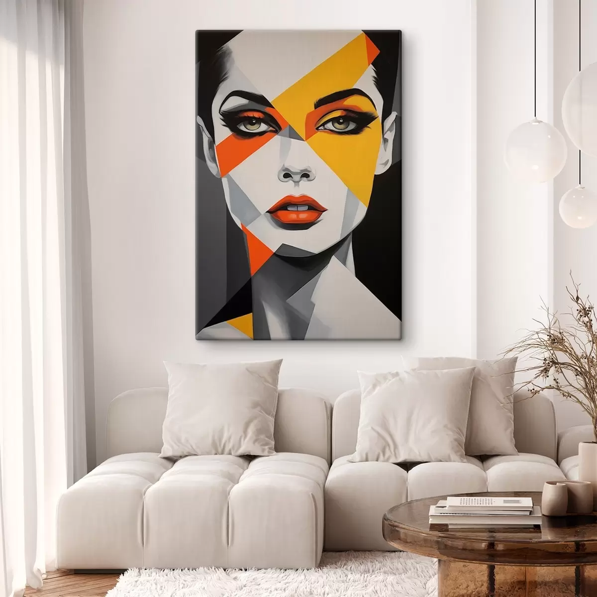 Obraz Abstraktní portrét Č. s46865