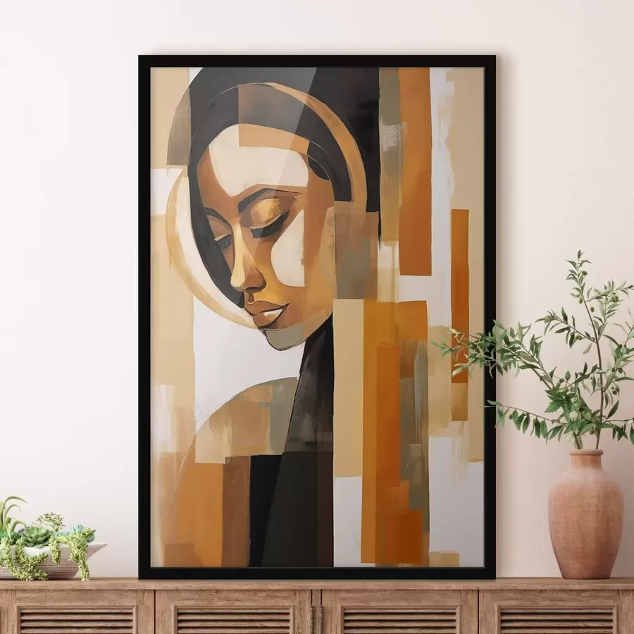 Fototapet Abstraktní portrét f46867