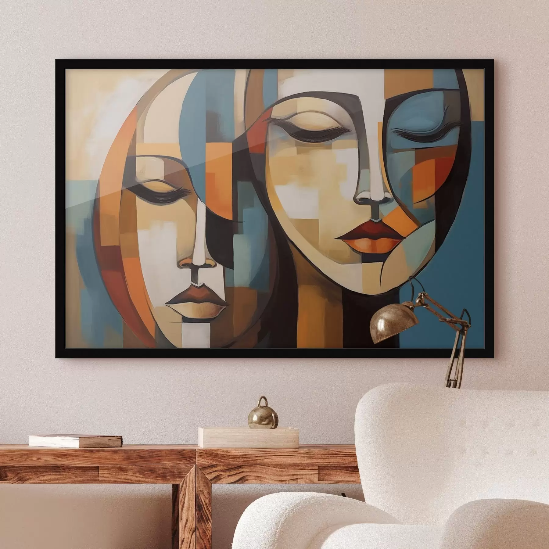 Fototapet Abstraktní portrét f46869