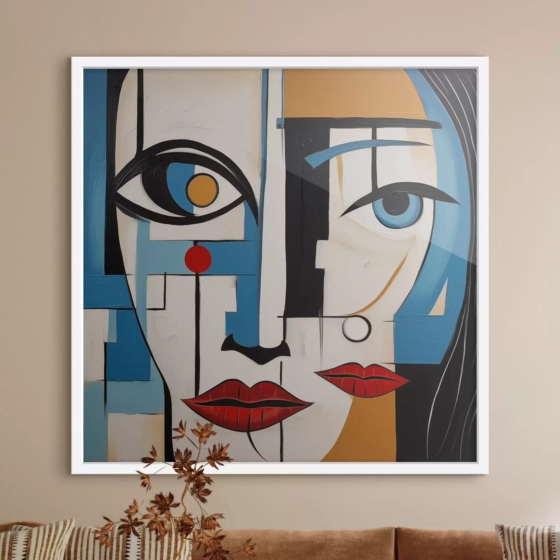 Fototapet Abstraktní portrét f46870