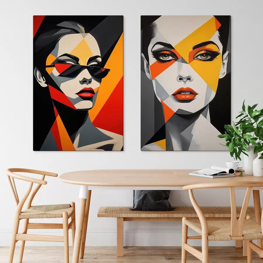 Obraz Abstraktní portréty Č. m01077