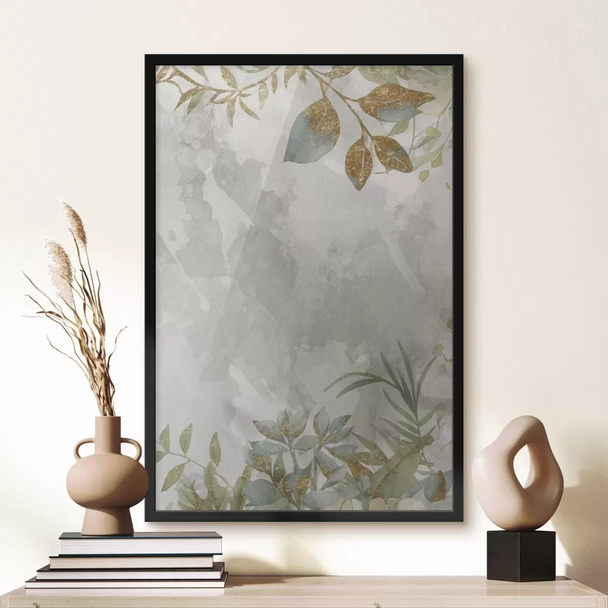 Poster Rostliny na světlém pozadí f46894