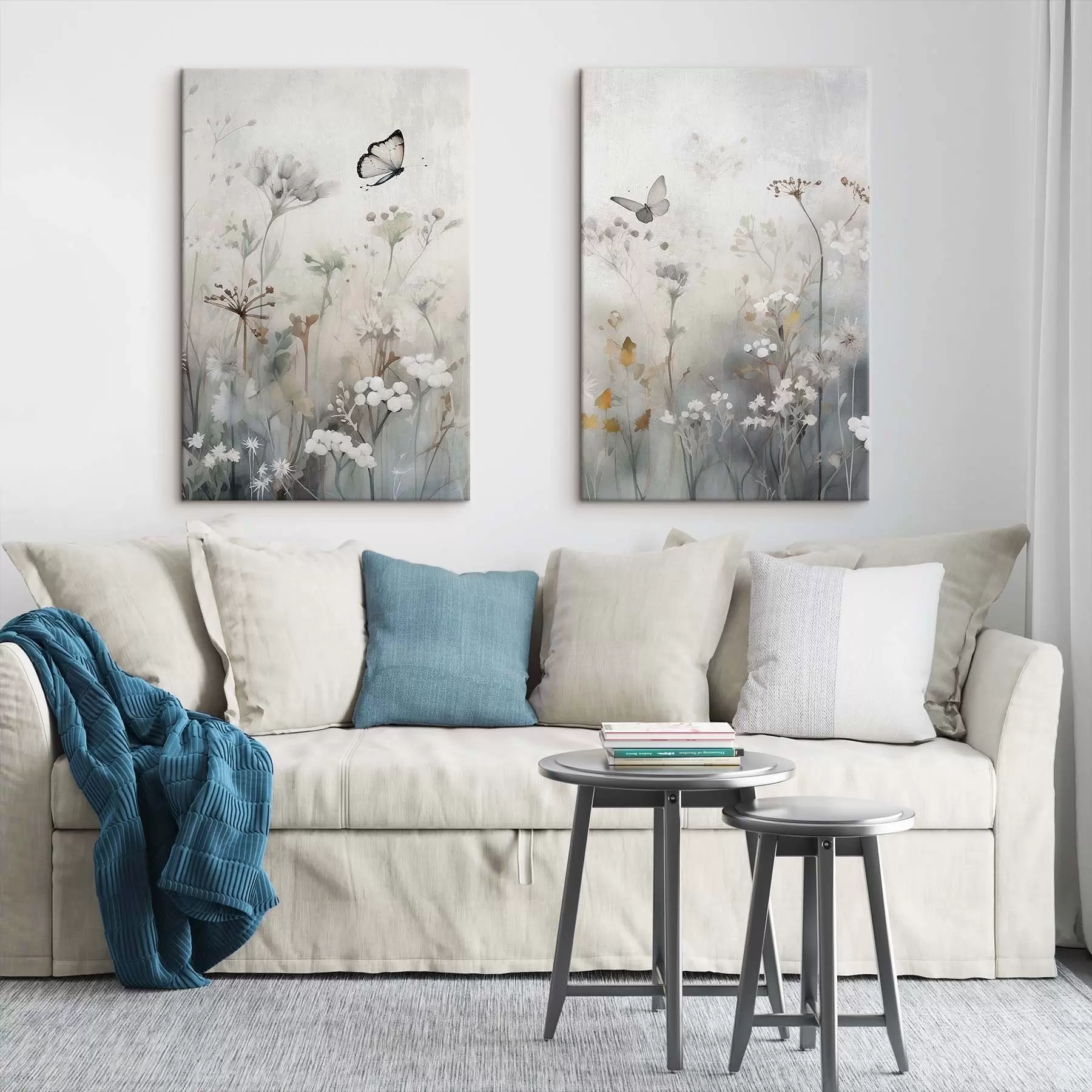 Obraz Motýli a divoké květiny Č. m01072