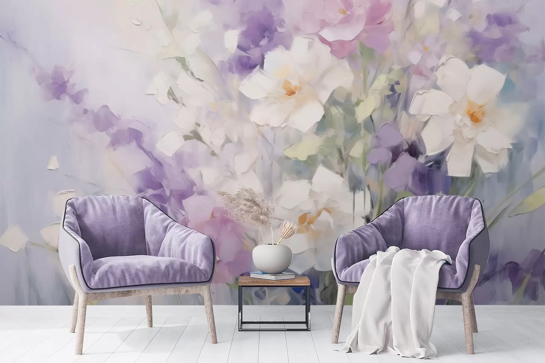 Fototapet Abstraktní květinová kytice w09597