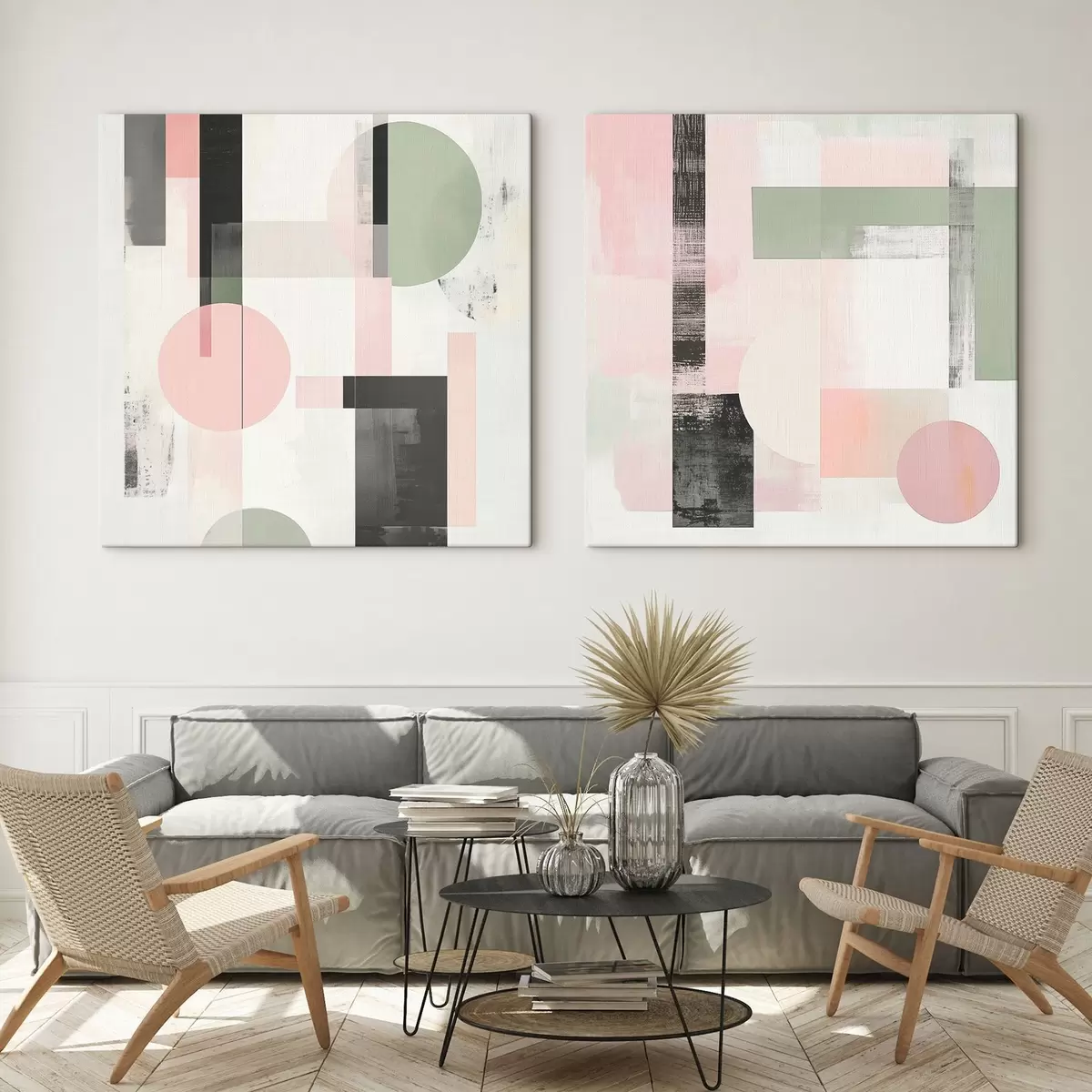 Obraz Geometrické abstrakce Č. m01039