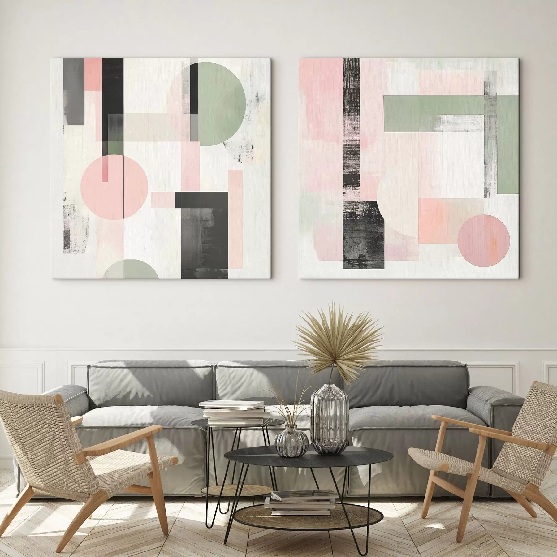 Obraz Geometrické abstrakce Č. m01039