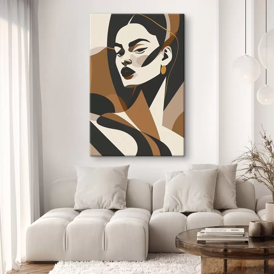 Obraz Abstraktní portrét ženy Č. s46905