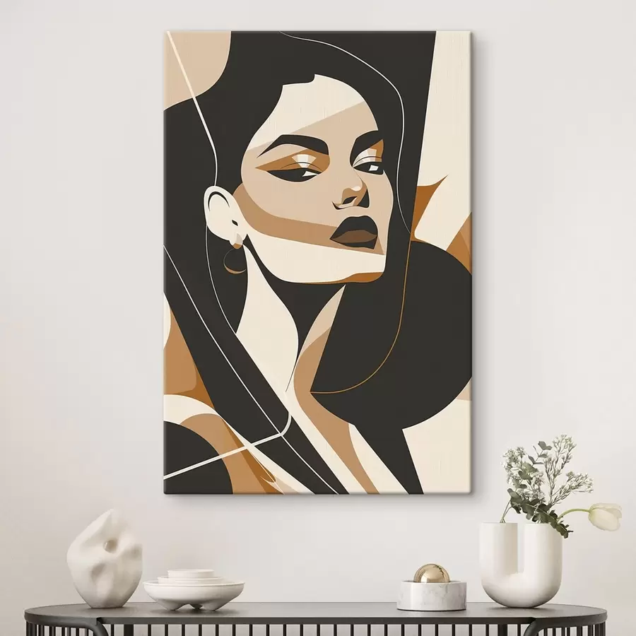 Obraz Abstraktní portrét ženy Č. s46906