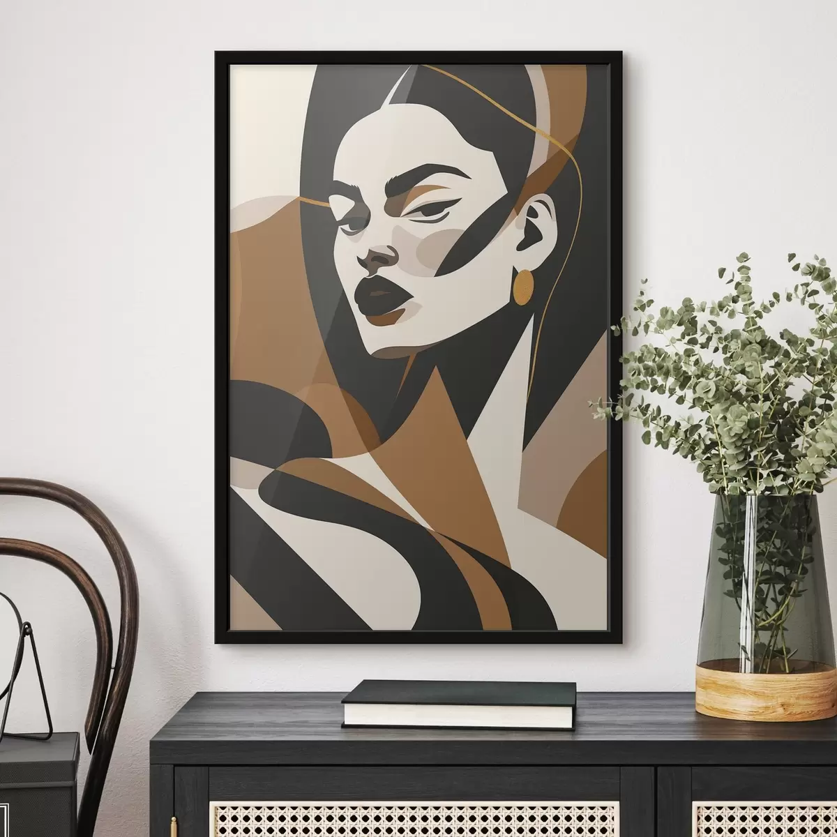 Poster Abstraktní portrét ženy f46905