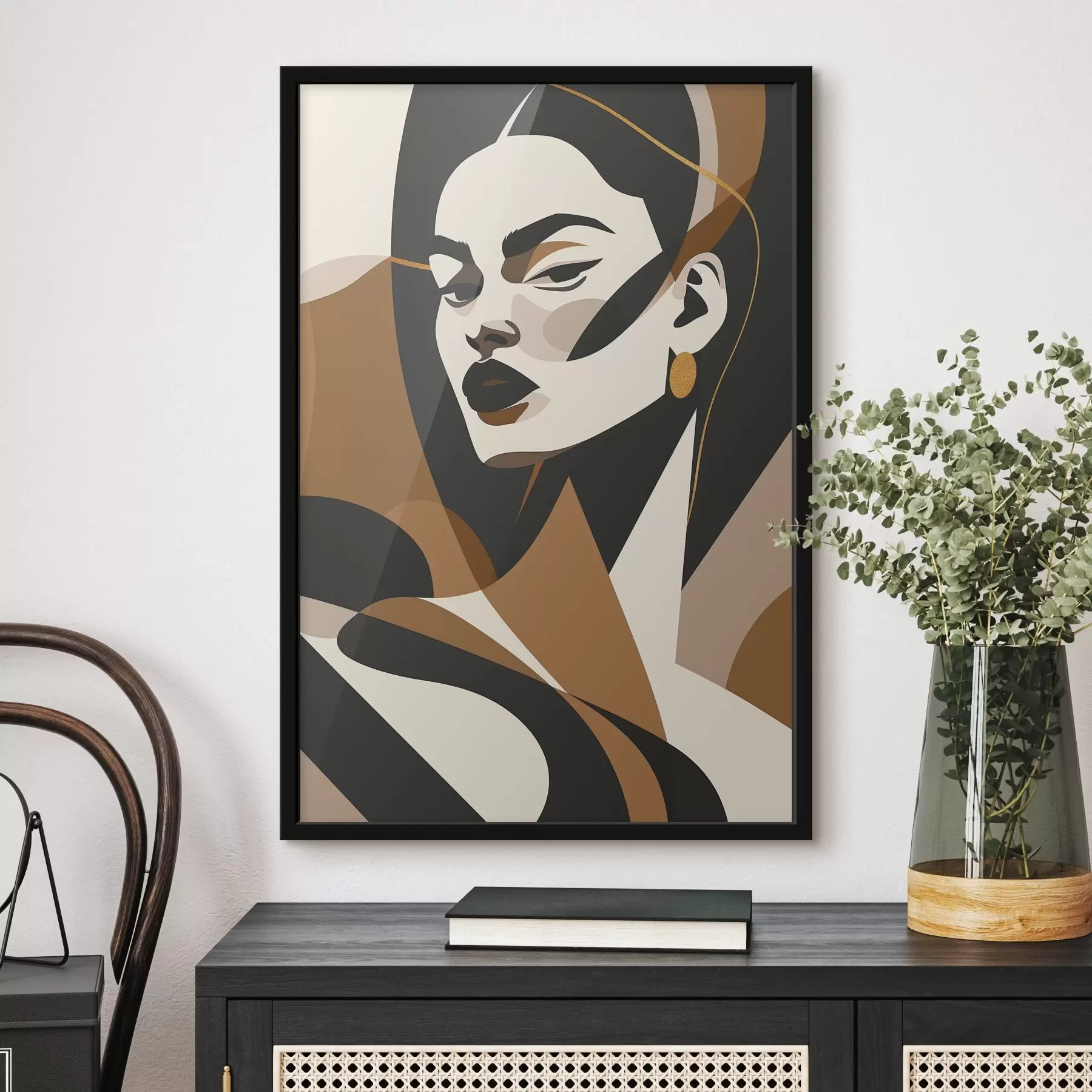 Fototapet Abstraktní portrét ženy f46905