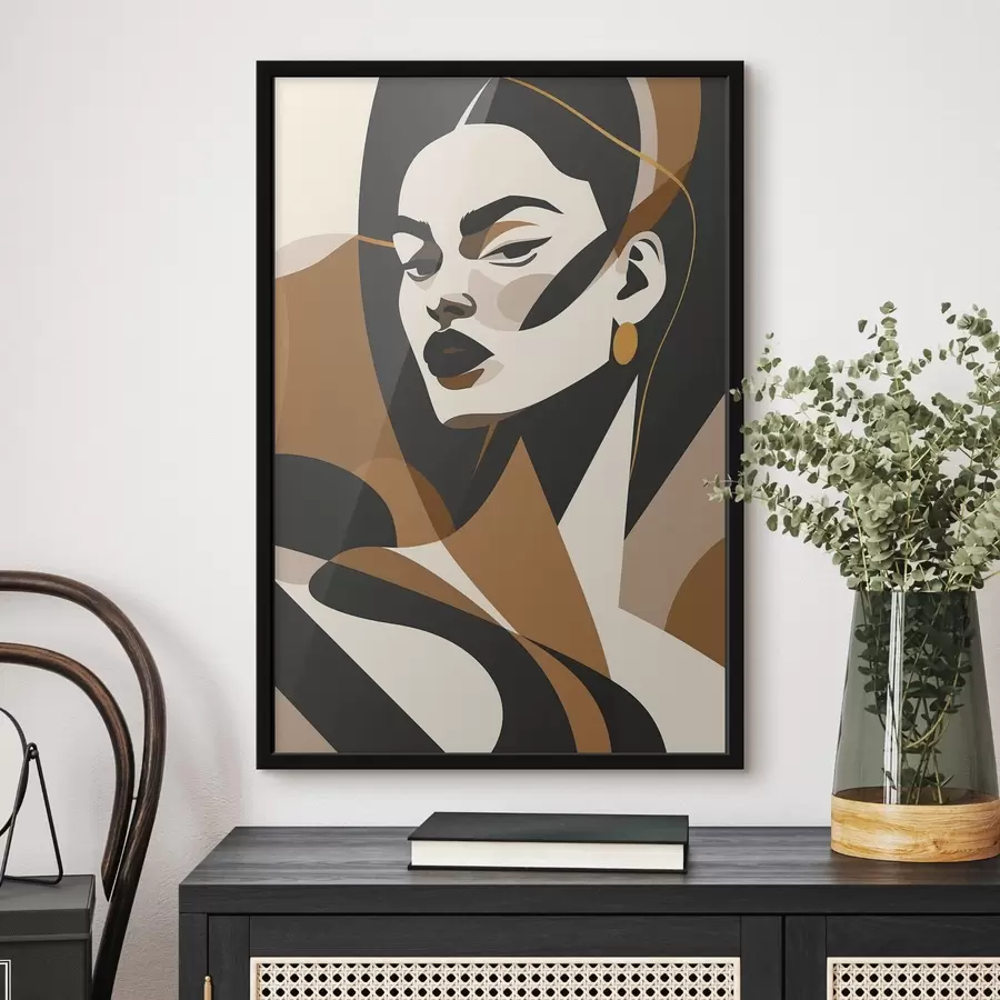 Fototapet Abstraktní portrét ženy f46905