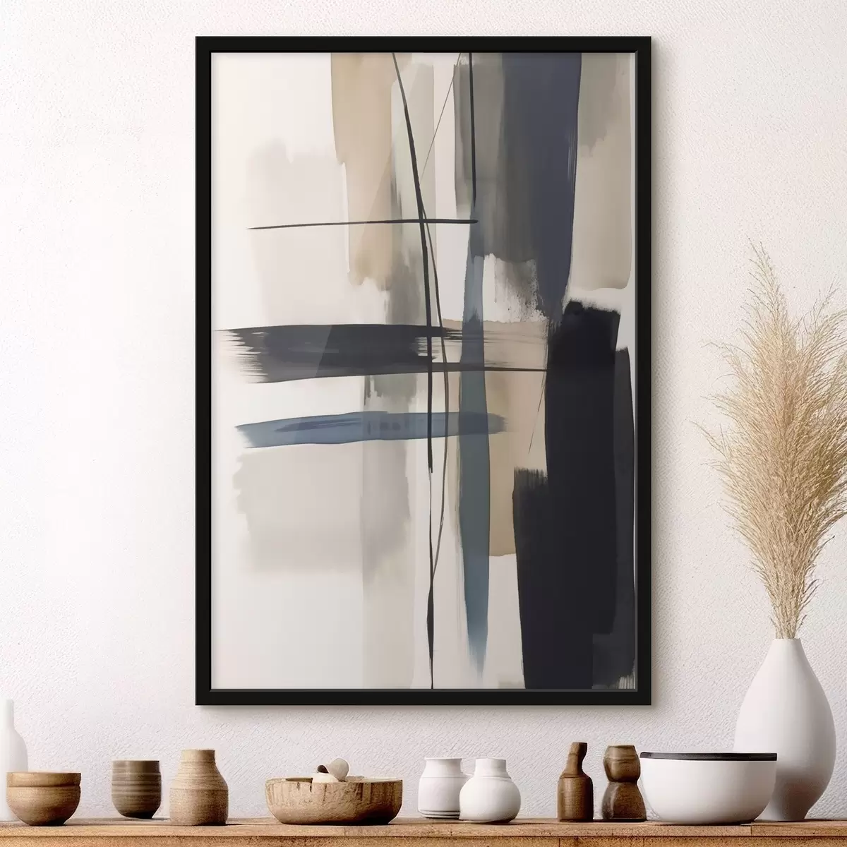 Poster Abstraktní imitace malířského tahu f46907