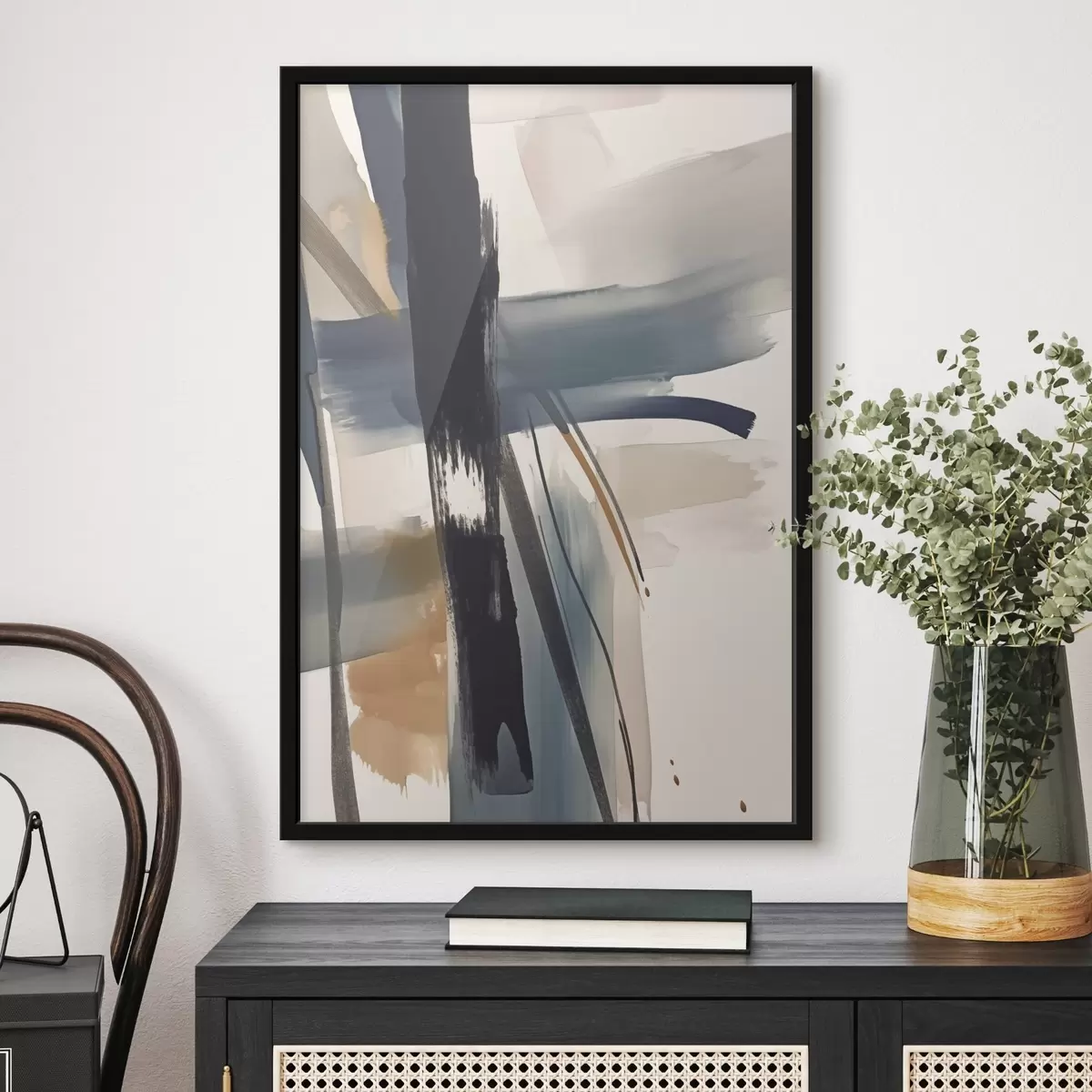 Poster Abstraktní imitace malířského tahu f46908