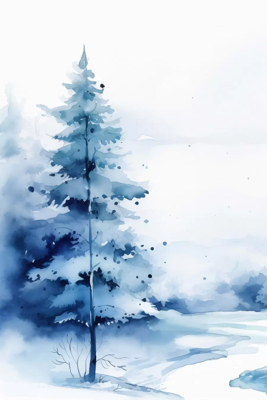 Fototapet Jedle v lese f46966