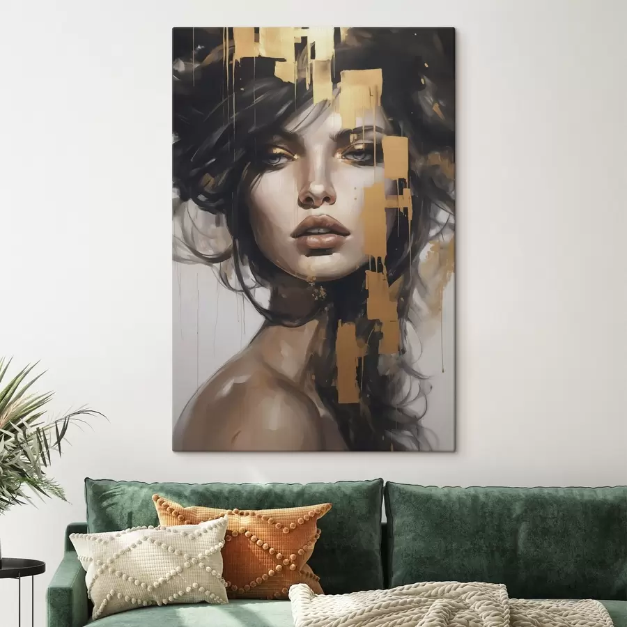 Obraz Abstraktní portrét dívky Č. s46919