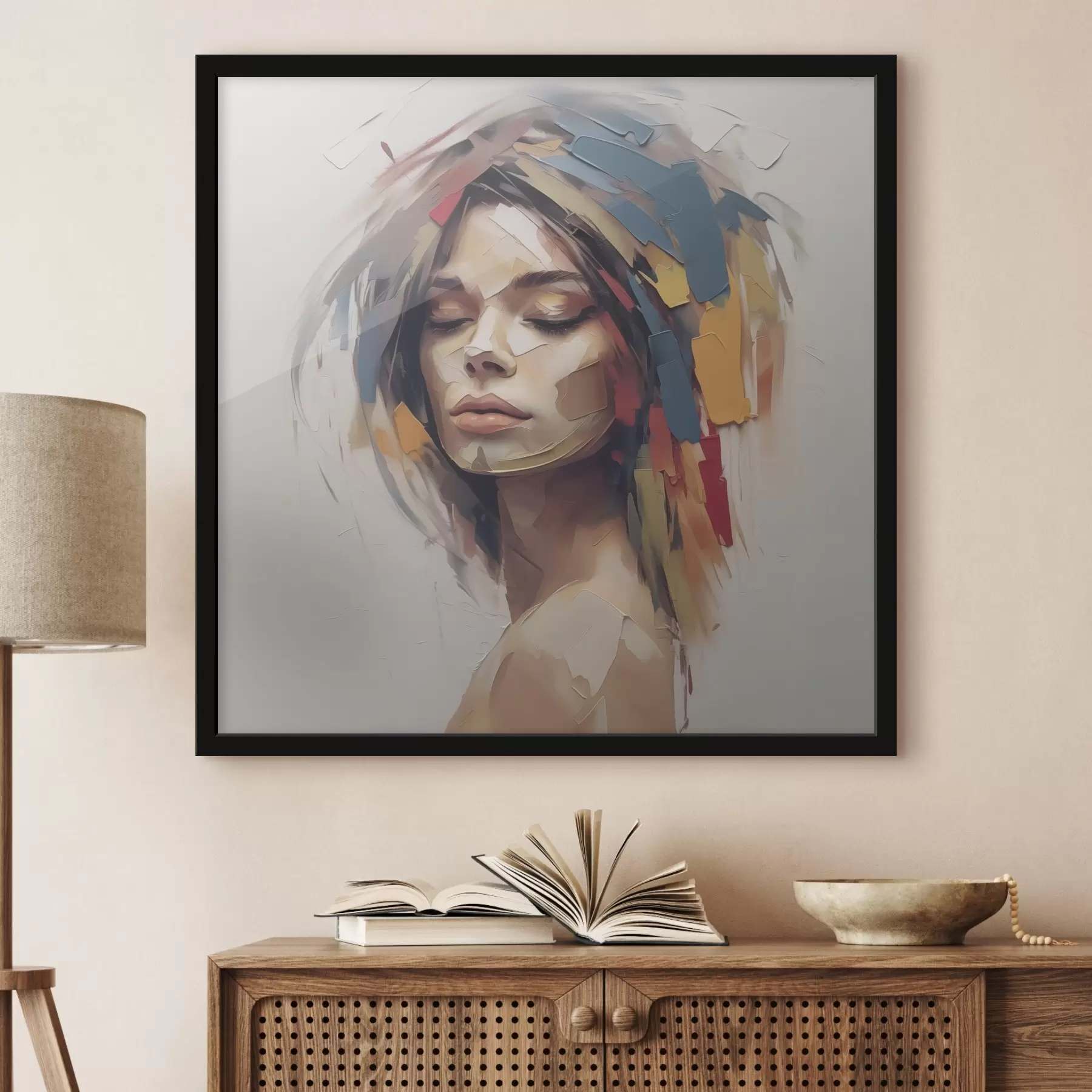 Fototapet Abstraktní portrét ženy f46917