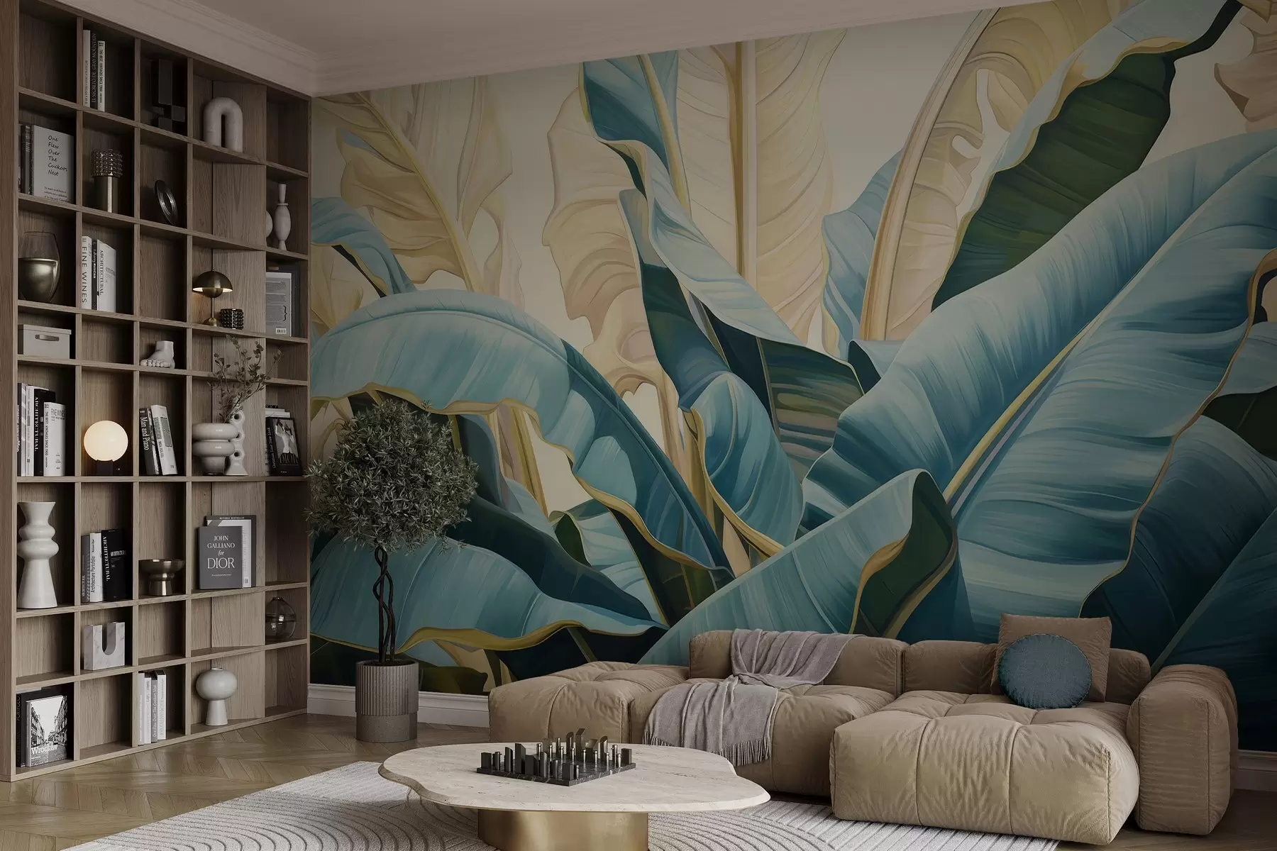 Fototapet Velké banánové listy w05005