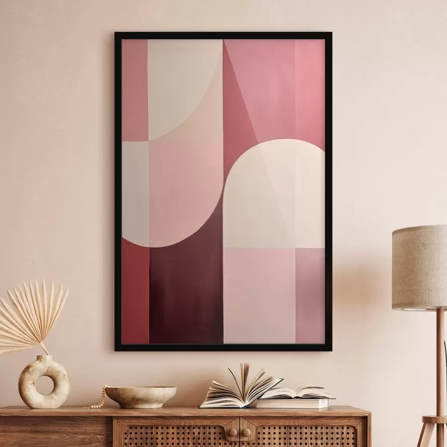 Fototapet Kompozice plynulých tvarů f46990