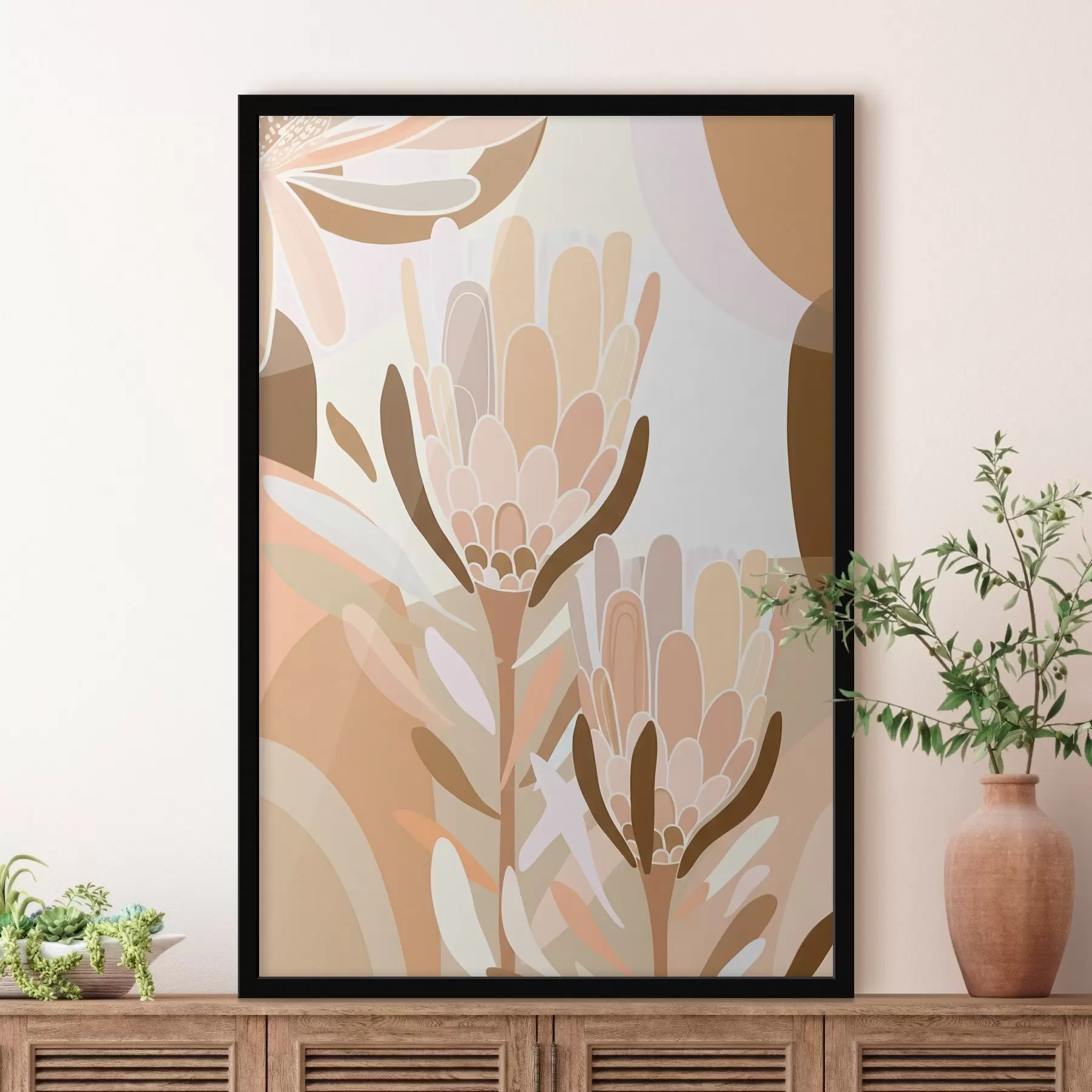 Fototapet Abstraktní květiny f46991