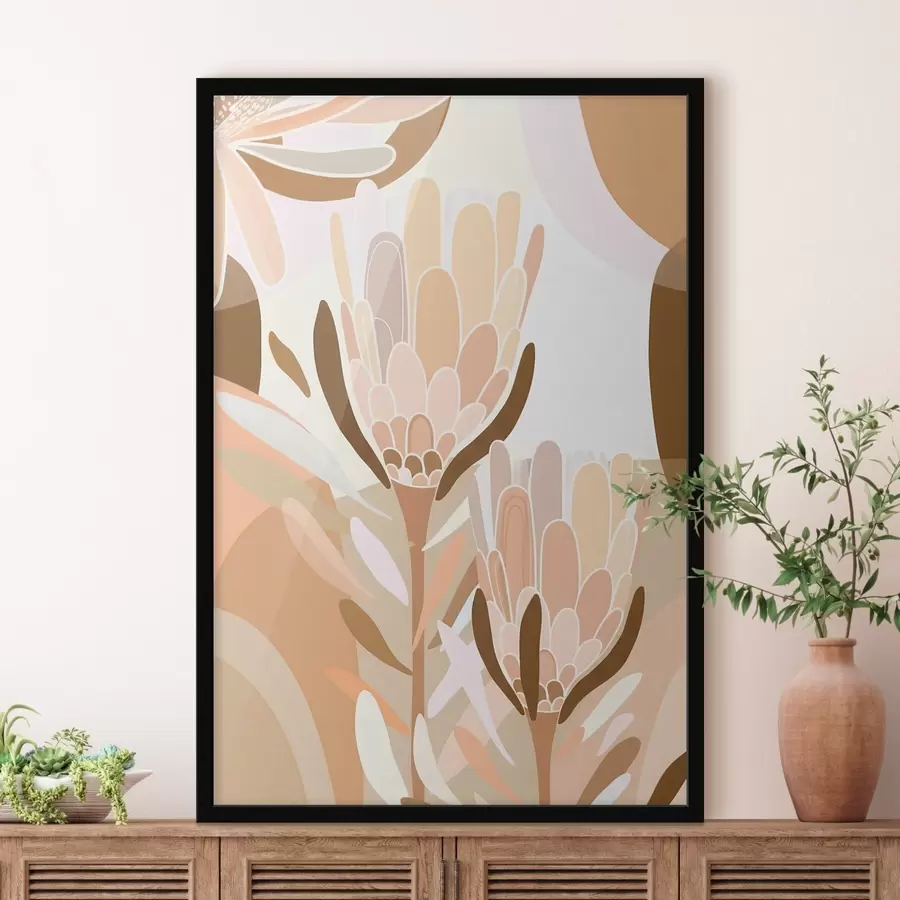 Fototapet Abstraktní květiny f46991