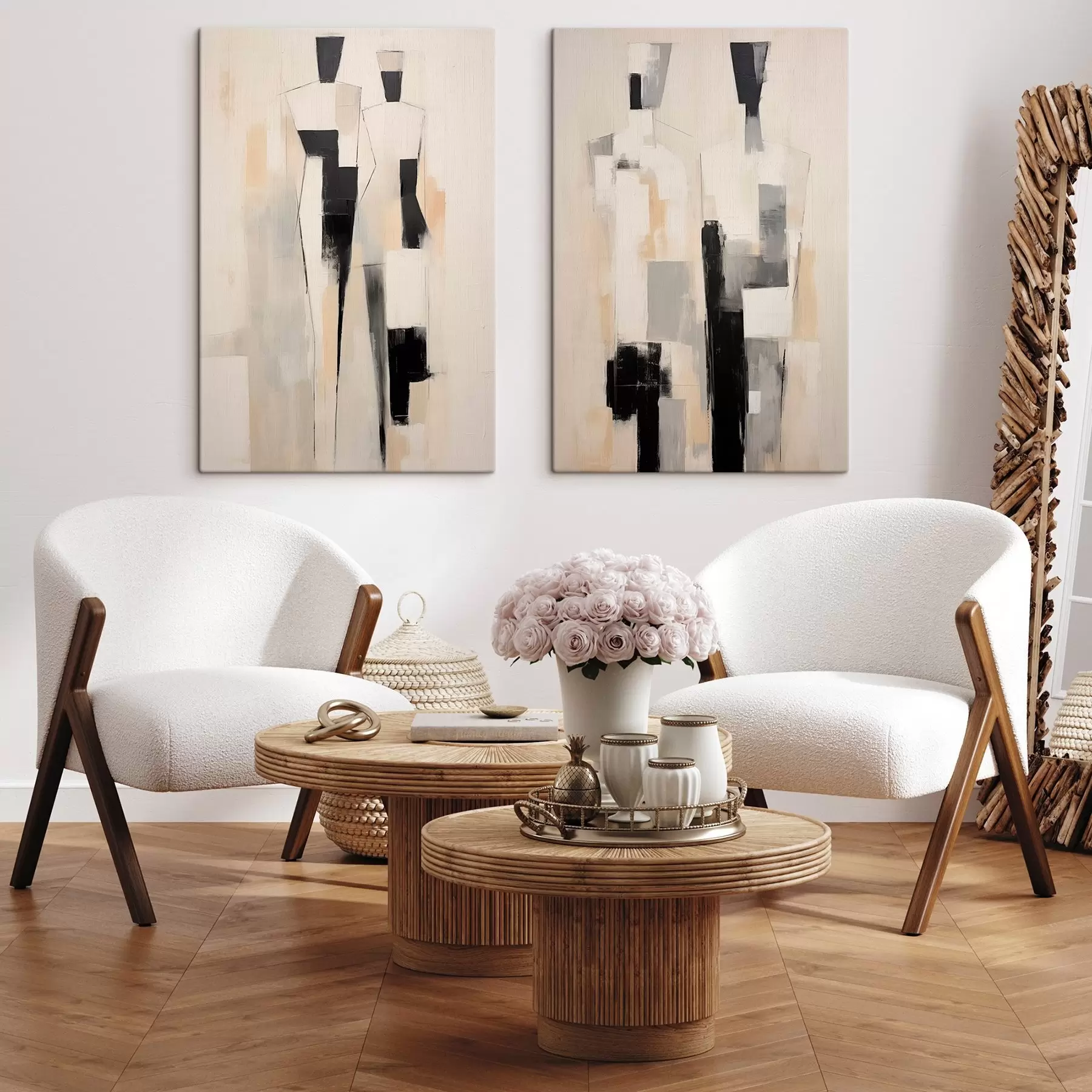 Fototapet Abstraktní pár m01111