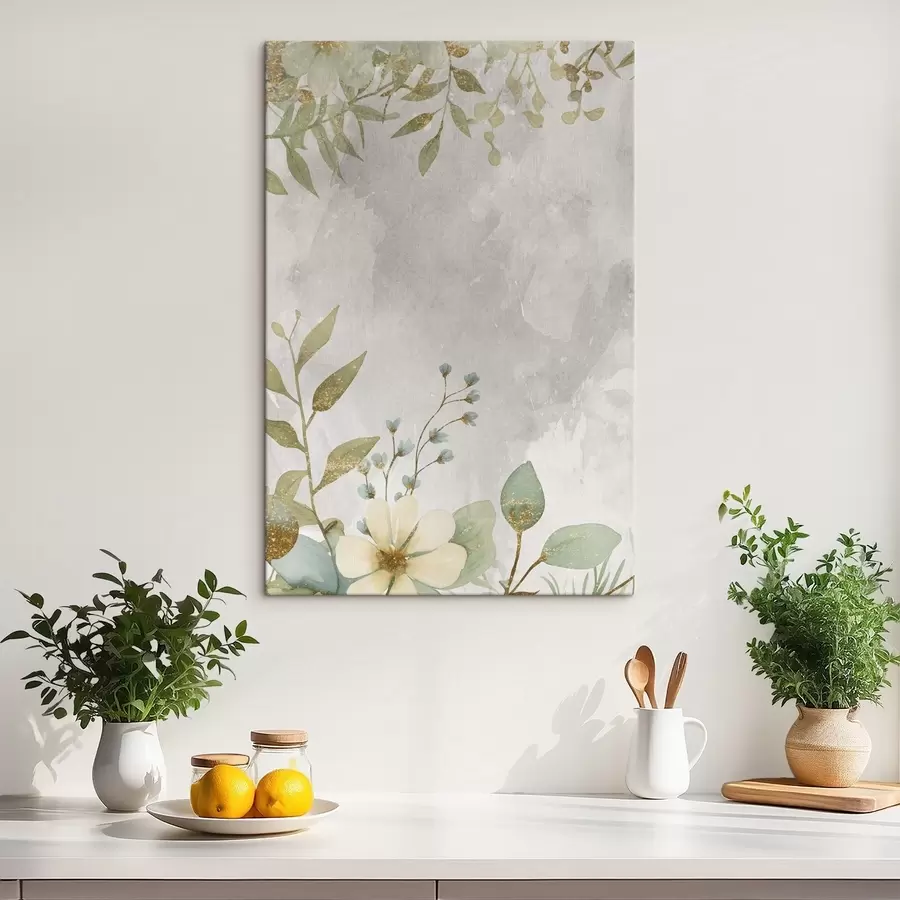 Obraz Jemné rostliny na světlém pozadí Č. s46893