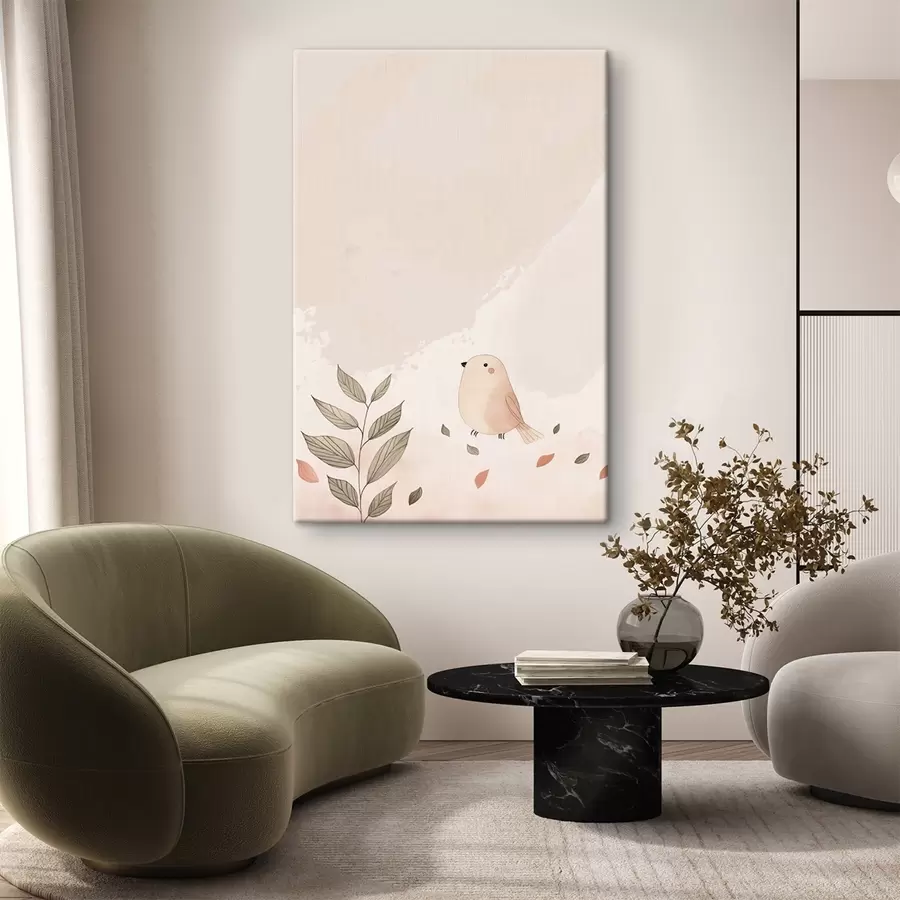 Obraz Pták a listy Č. s47063