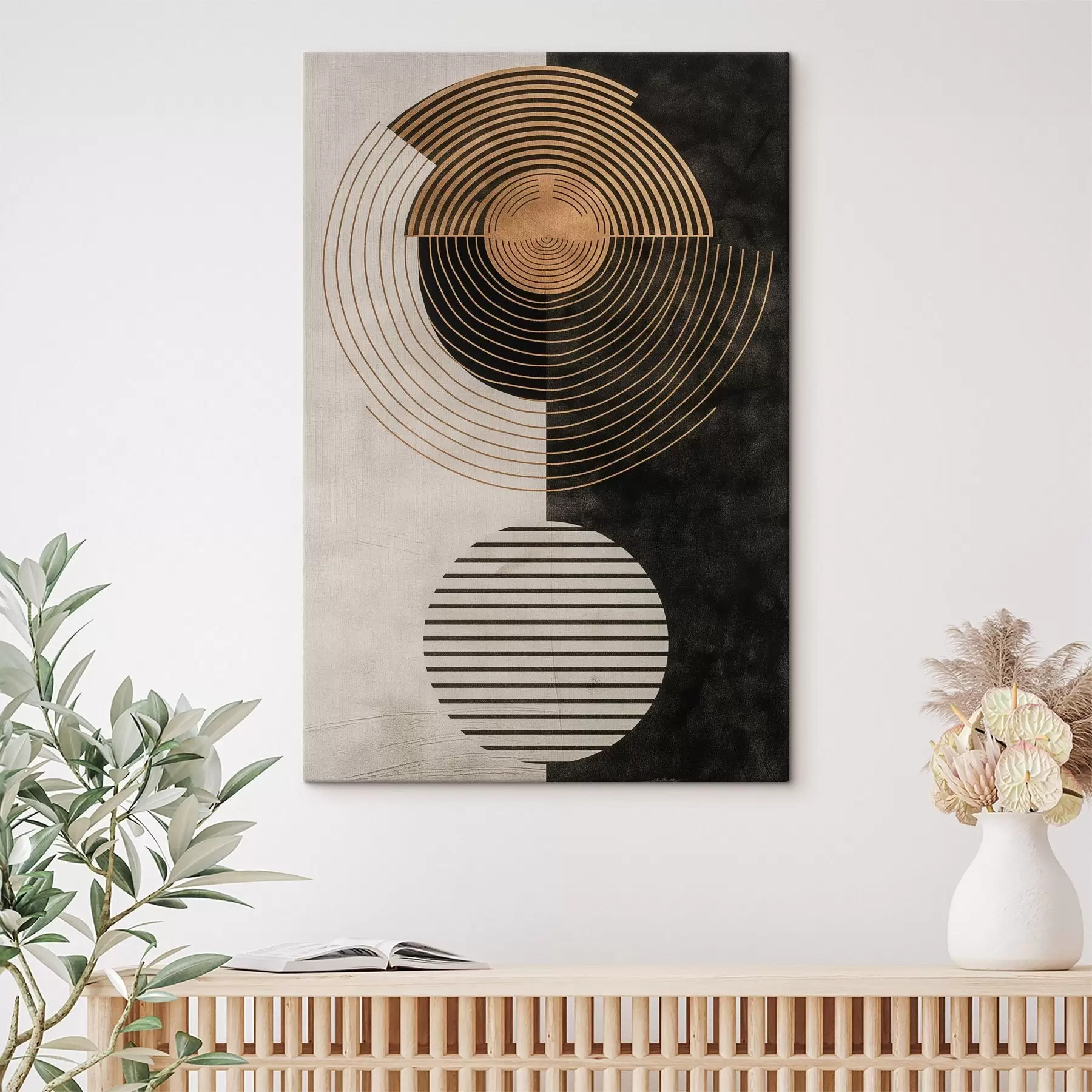 Obraz Kruhy a listy Č. s47080