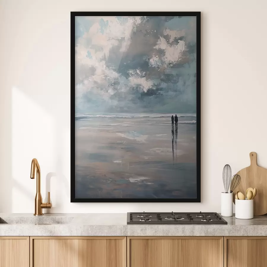 Fototapet Pár na břehu f47061