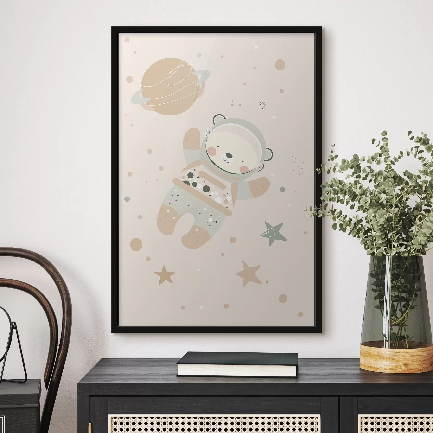 Fototapet Kosmonaut medvěd f47068