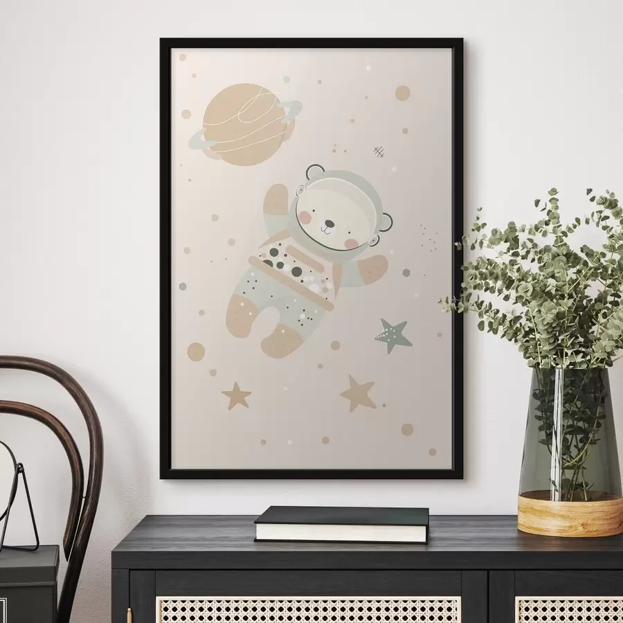 Fototapet Kosmonaut medvěd f47068