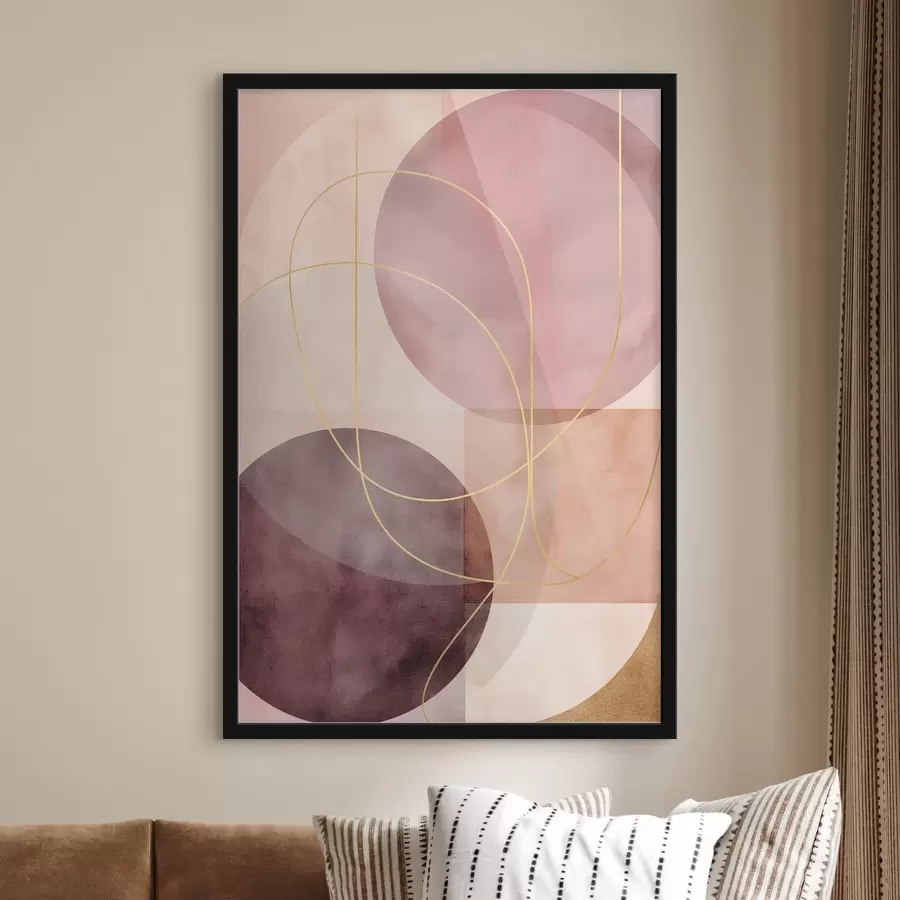 Fototapet Abstraktní kruhy f47070