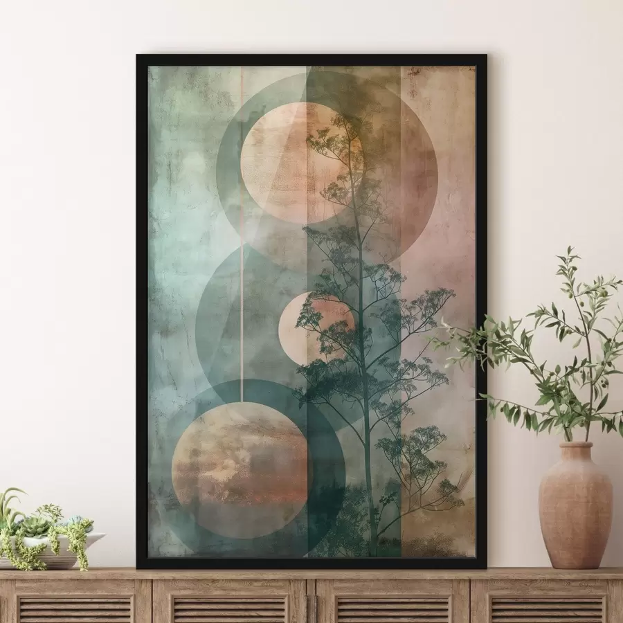 Fototapet Abstrakce a listy f47072