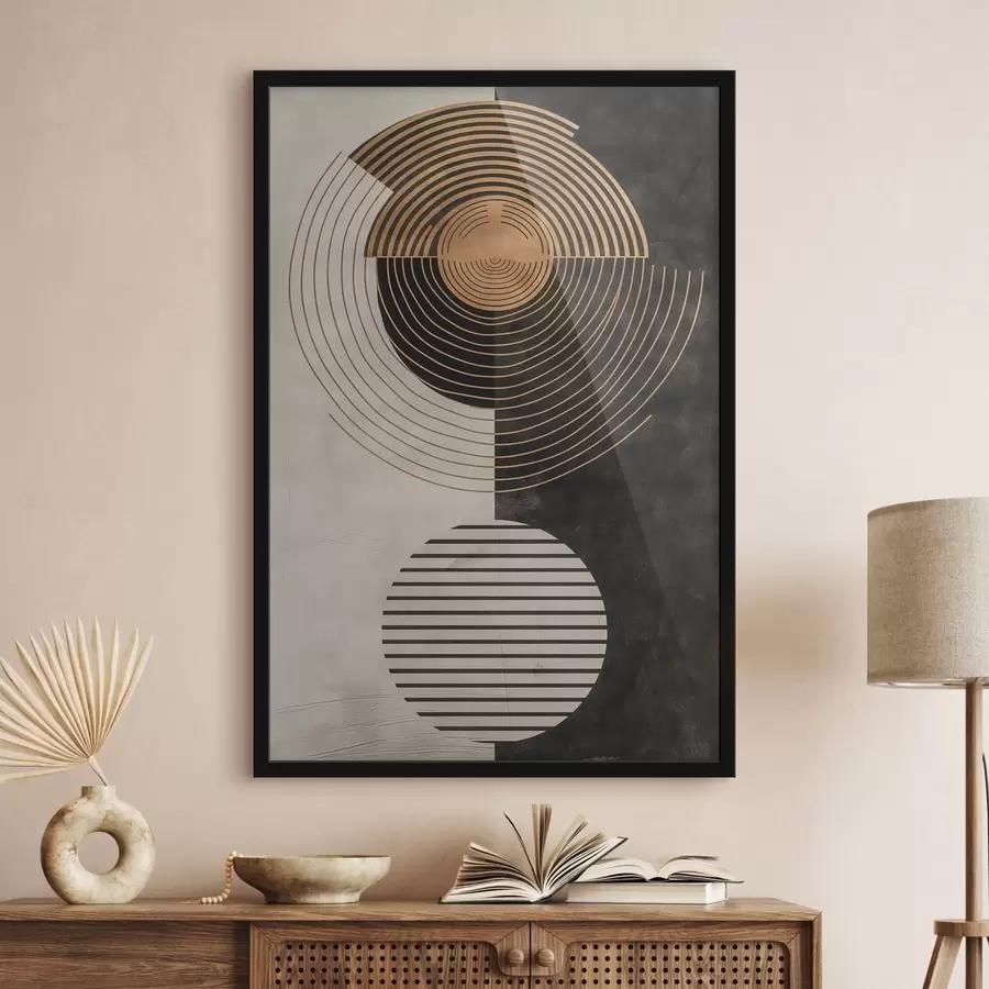 Fototapet Kruhy a listy f47080