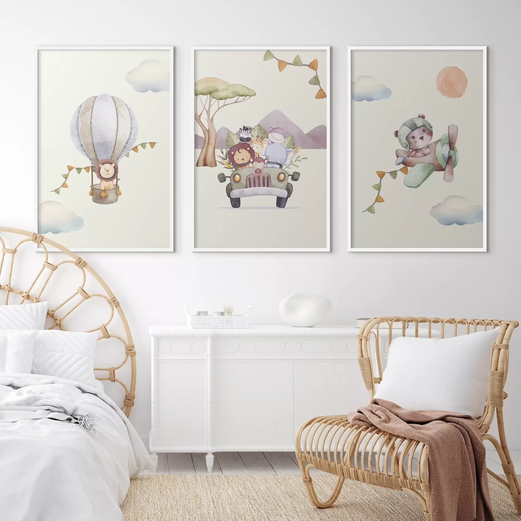 Fototapet Dobrodružství na zasněné obloze a cestách d00295