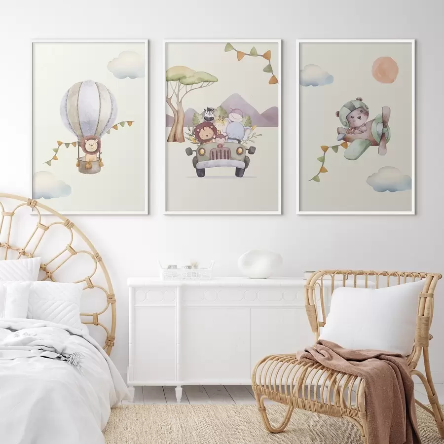 Fototapet Dobrodružství na zasněné obloze a cestách d00295