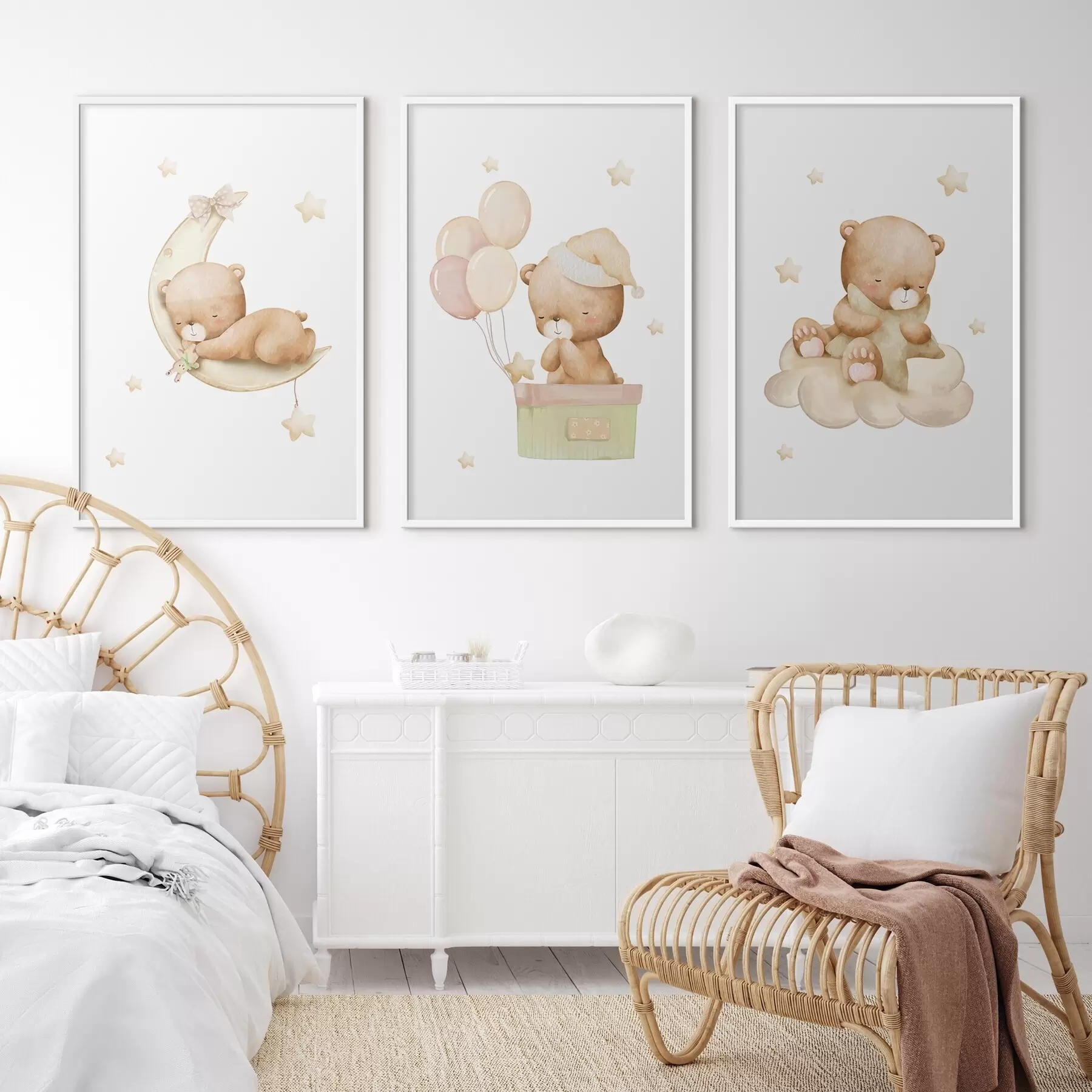 Fototapet Medvídci si užívají zasněné chvíle d00296