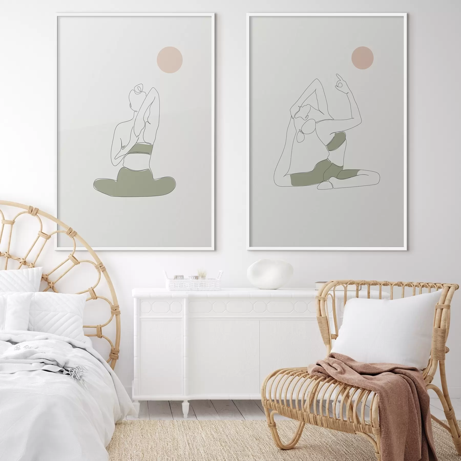 Fototapet Vědomé pohyby v klidných pozicích d00300