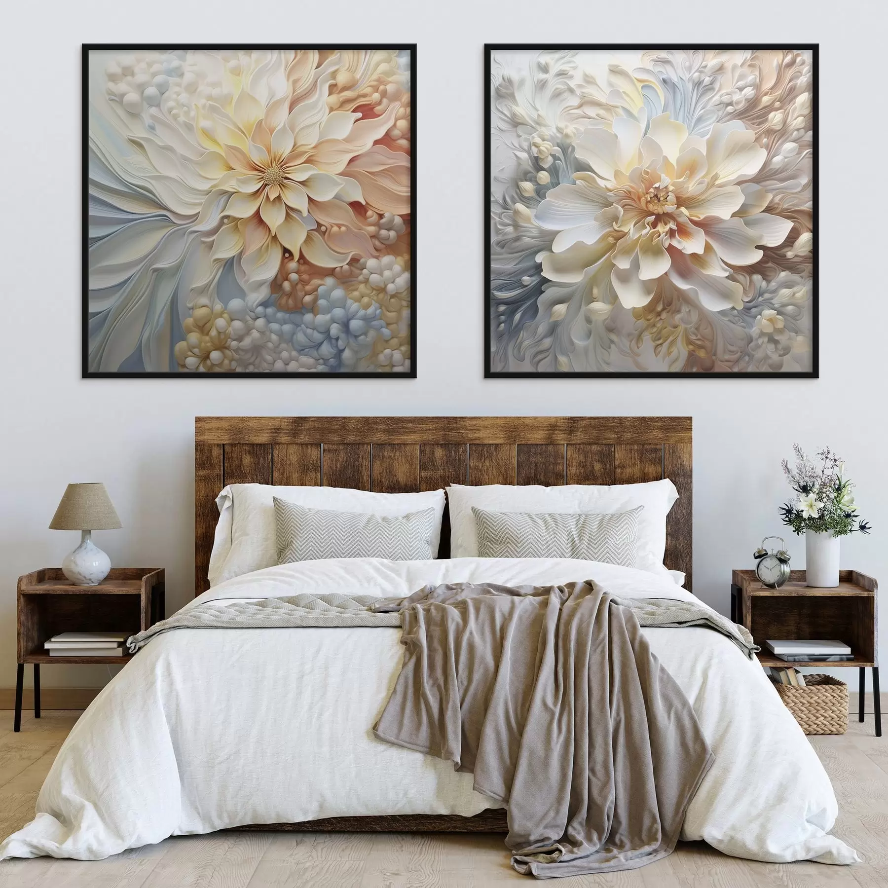 Fototapet Velké abstraktní neobvyklé květiny d00380