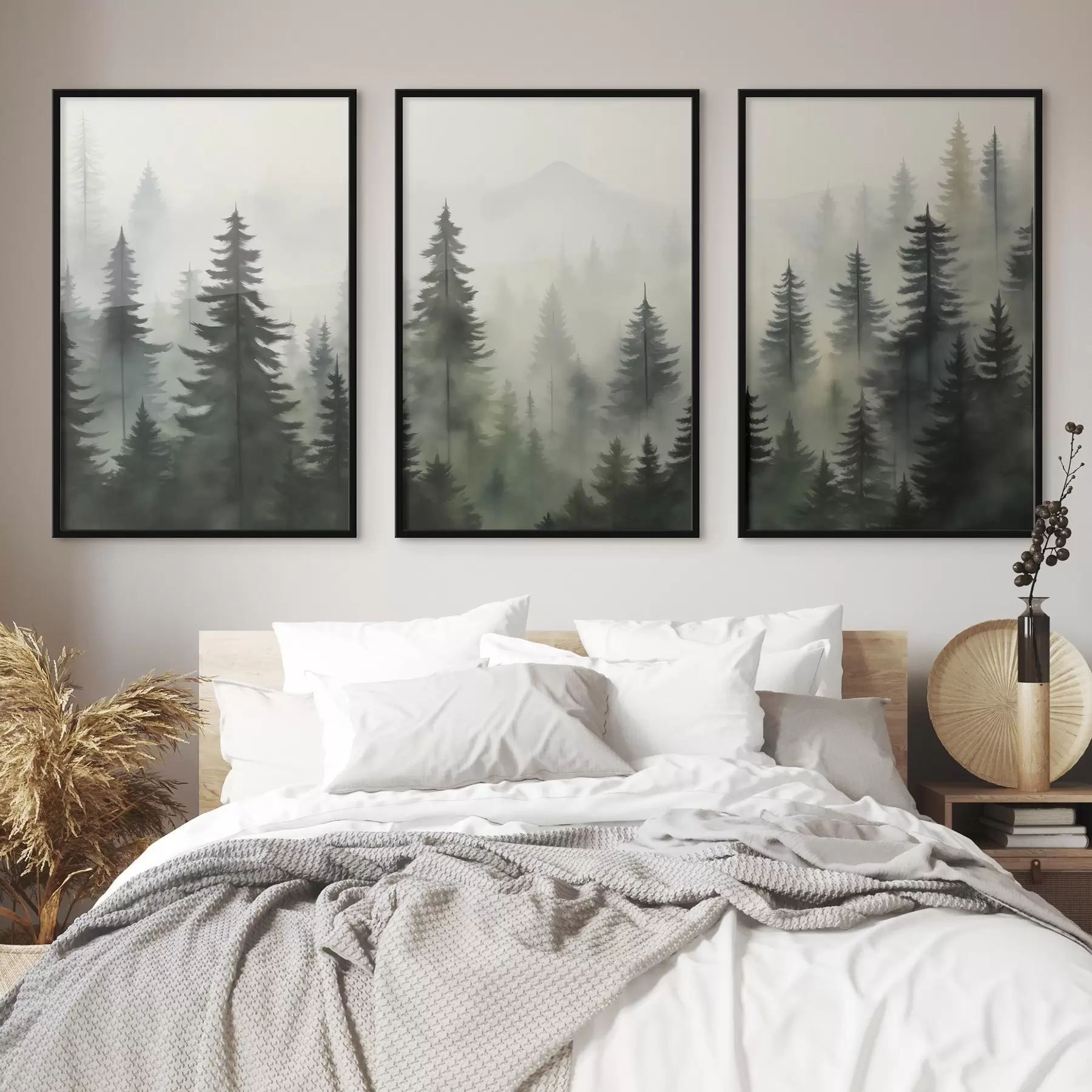 Fototapet Lesní krajina d00431