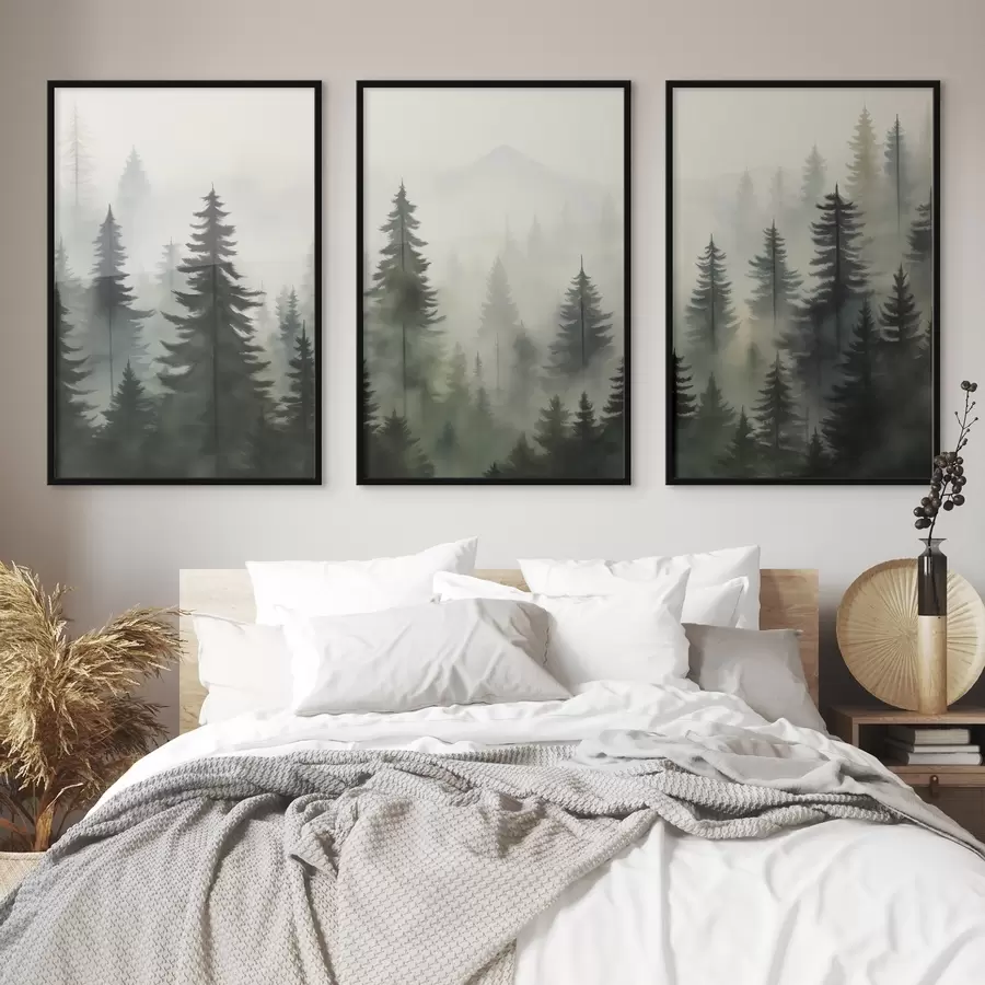 Fototapet Lesní krajina d00431