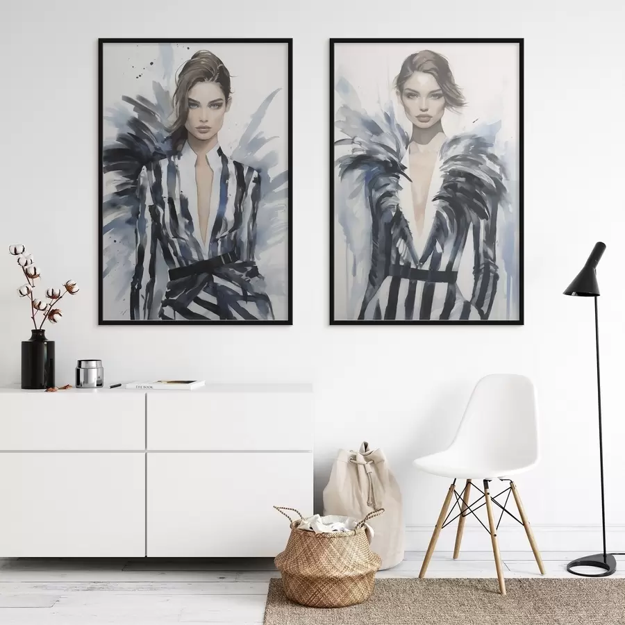 Fototapet Stylové dívčí modely d00439