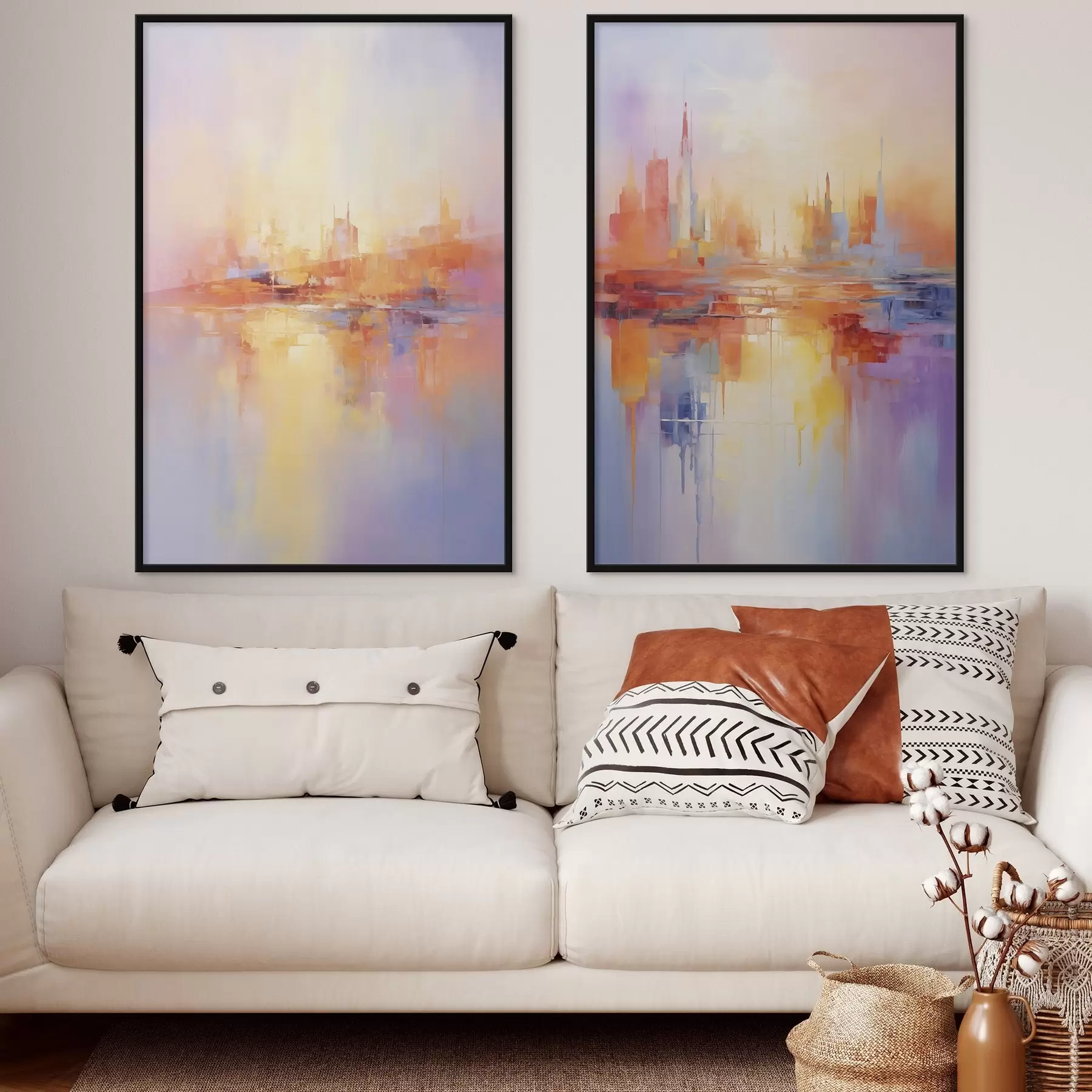 Fototapet Pestrobarevná města d00462